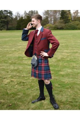 Luxuriöses Argyll Kilt Outfit Mit Zweifarbiger Jacke - Schottisher Kilt