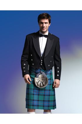 Traditioneller Schottischer Bräutigam Prinz Charlies Kilt Outfit - Schottisher Kilt