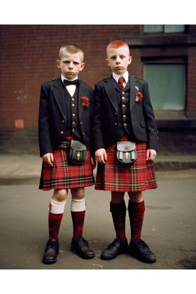 Kilt-Outfits für die schottischen Jungs