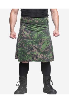 De moderne camouflage-utility-kilt voor de fashion-forward - Schottisher Kilt
