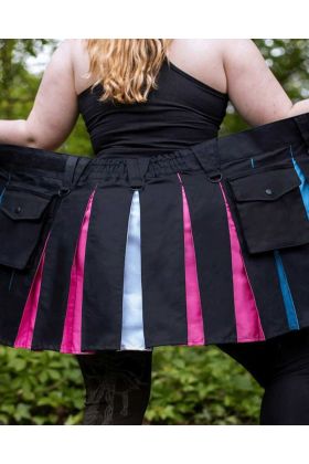 Regenbogen Pride Kilt für Damen - Schottischer Kilt
