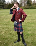 Luxuriöses Argyll Kilt Outfit Mit Zweifarbiger Jacke - Schottisher Kilt