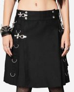 Der Steampunk Gothic Kilt für Damen - Schottisher Kilt