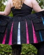 Regenbogen Pride Kilt für Damen - Schottischer Kilt
